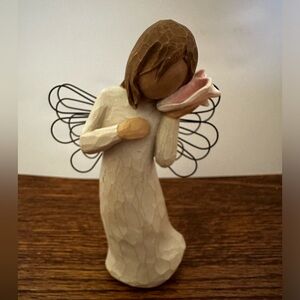 Willow Tree Thinking Of You Angel & Shell 2004 Demdaco Susan Lordi